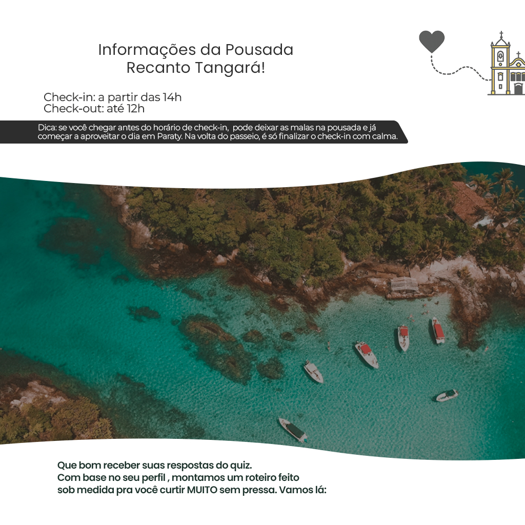 Informações da Pousada Recanto Tangará - roteiro 3 dias