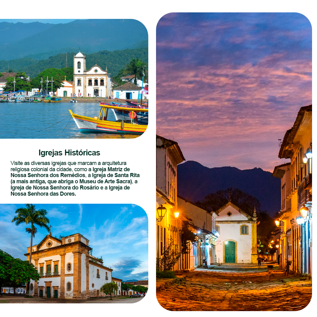 Casarões coloniais Paraty