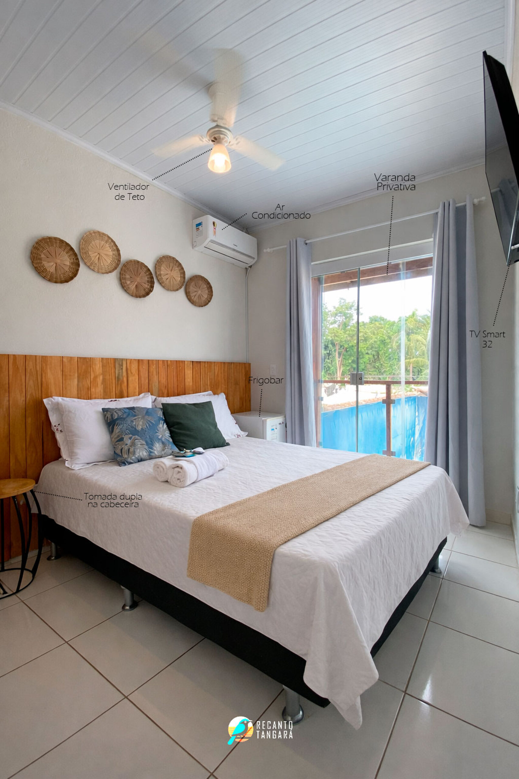 Quarto 11 da Pousada Recanto Tangará